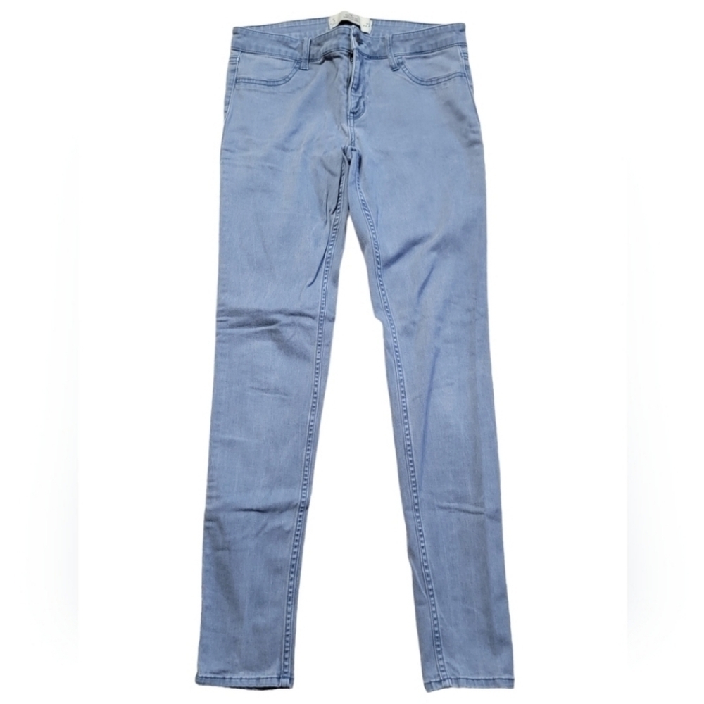 HOLLISTER Size 5 27W Super Skinny Jeans Grey Women's Juniors